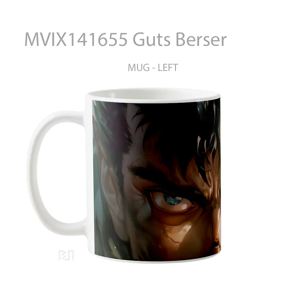Mug Guts Berser Gelas Keramik Unik - All-side / Desain