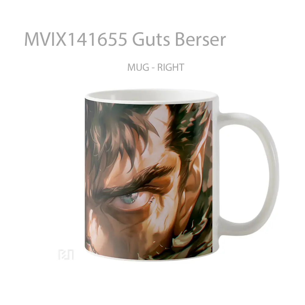 Mug Guts Berser Gelas Keramik Unik - All-side / Desain
