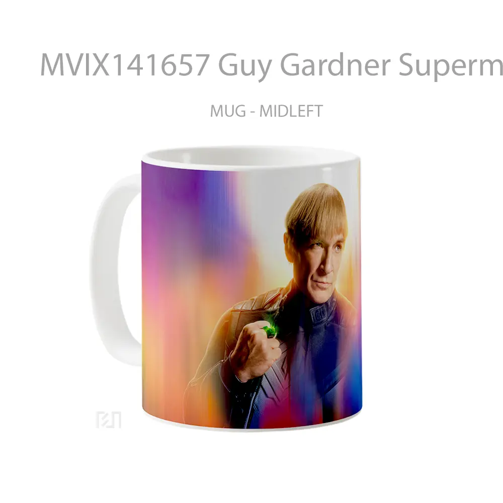 Mug Guy Gardner Superman 2025 Nathan Fillion Gelas Superhero - All-side / Desain