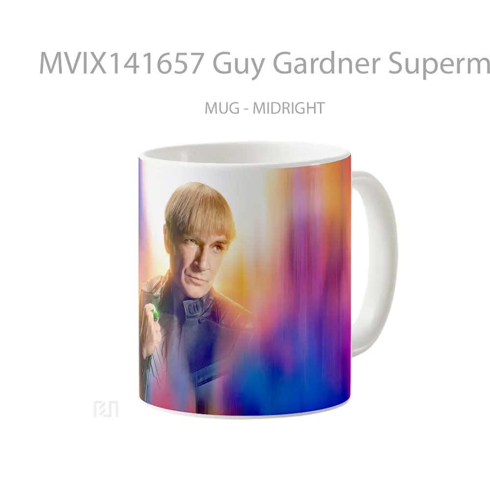 Mug Guy Gardner Superman 2025 Nathan Fillion Gelas Superhero - All-side / Desain