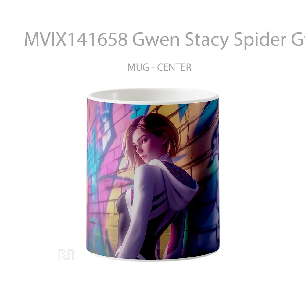 Mug Gwen Stacy Spider Gwen Marvel Gelas Superhero