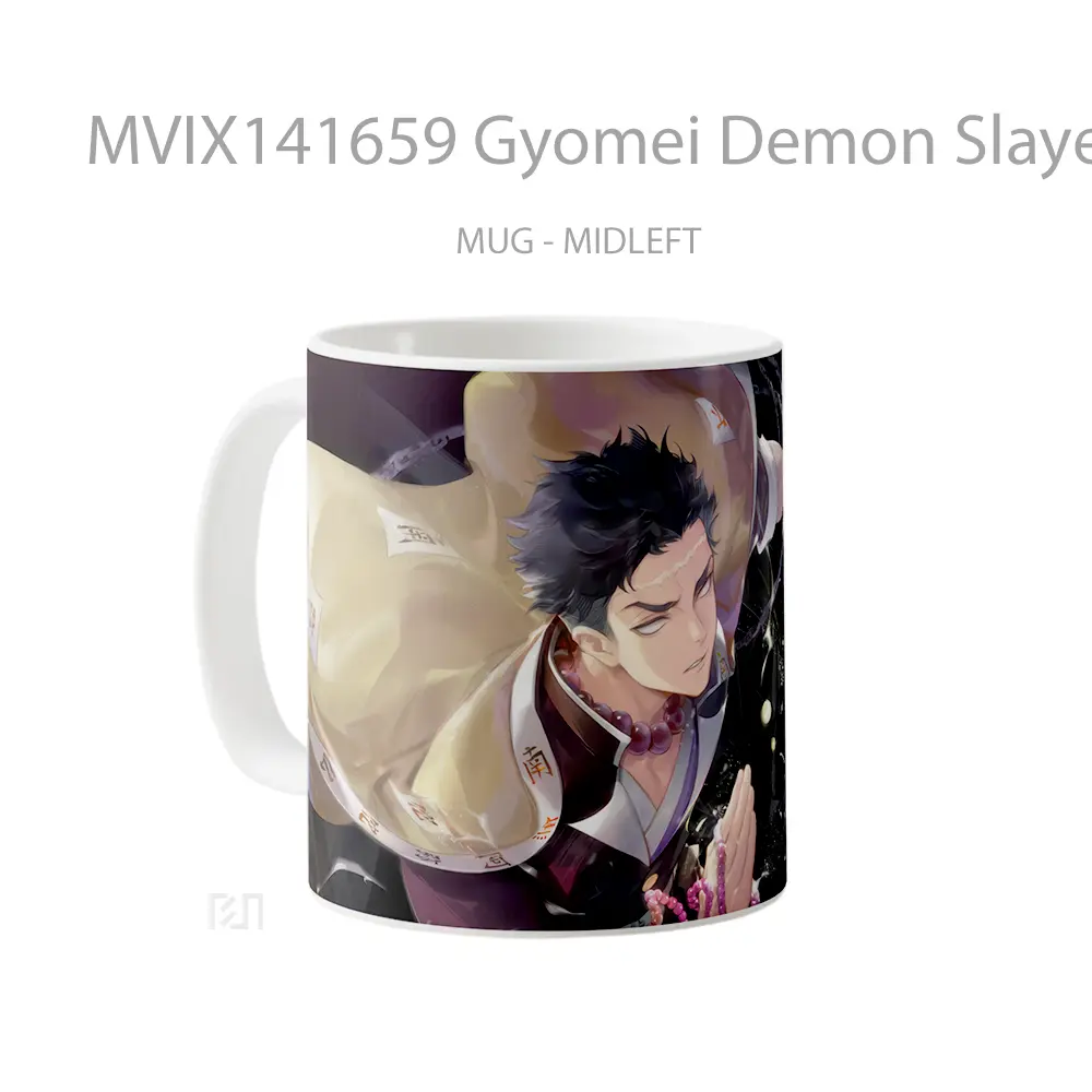 Mug Gyomei Demon Slayer Gelas Keramik Unik - All-side / Desain