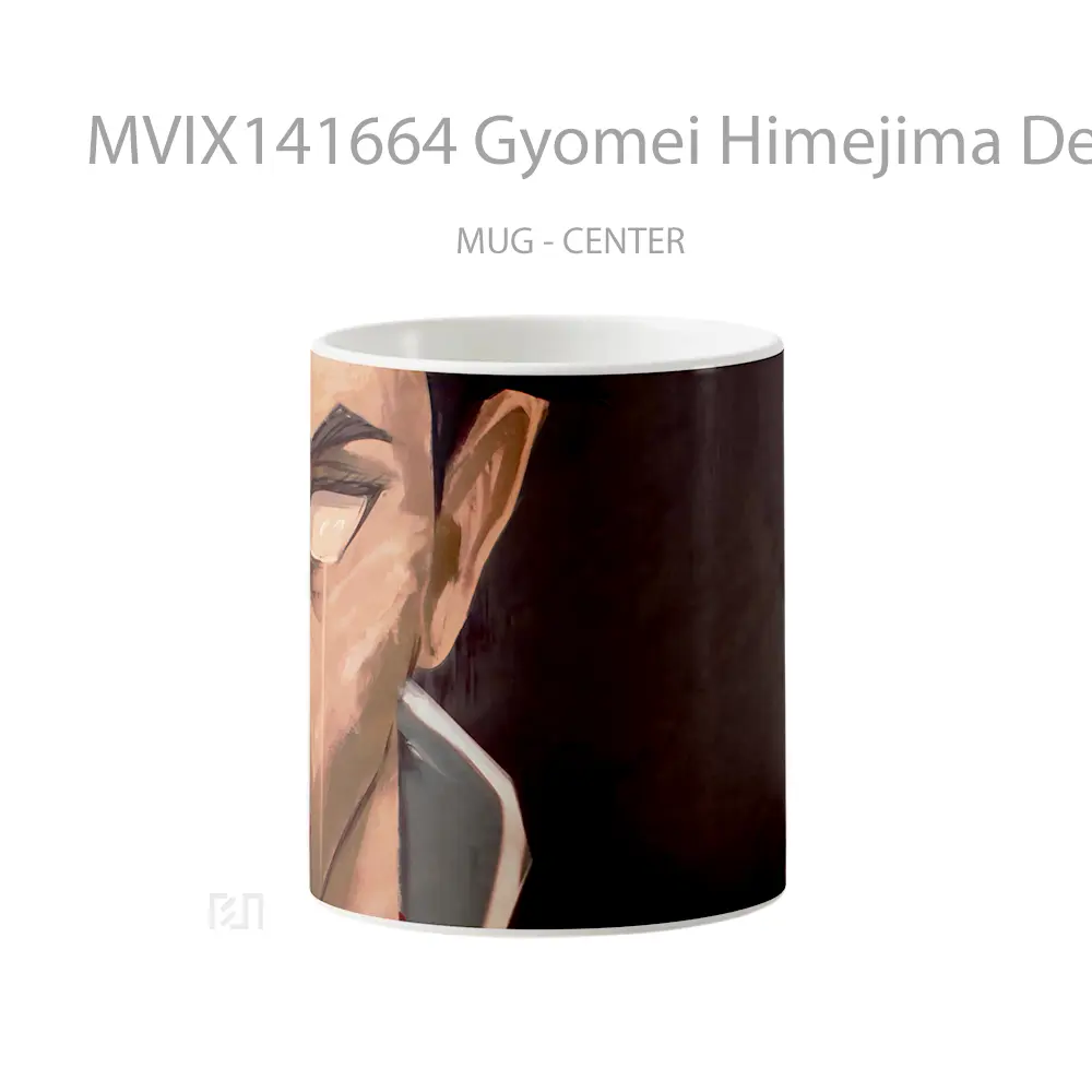 Mug Gyomei Himejima Demon Slayer Stone Hashira Gelas Keramik Unik