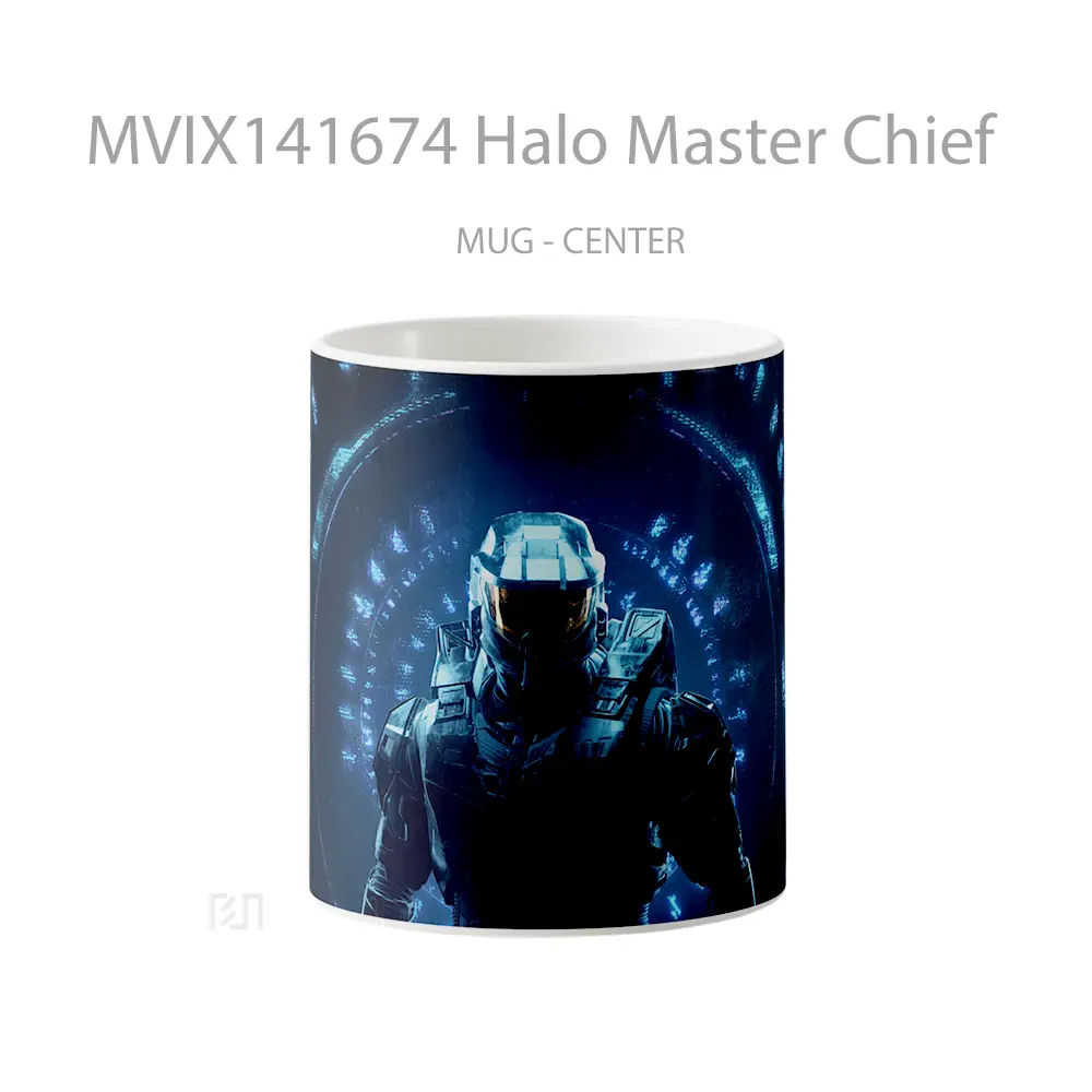 Mug Halo Master Chief Gelas Keramik Unik