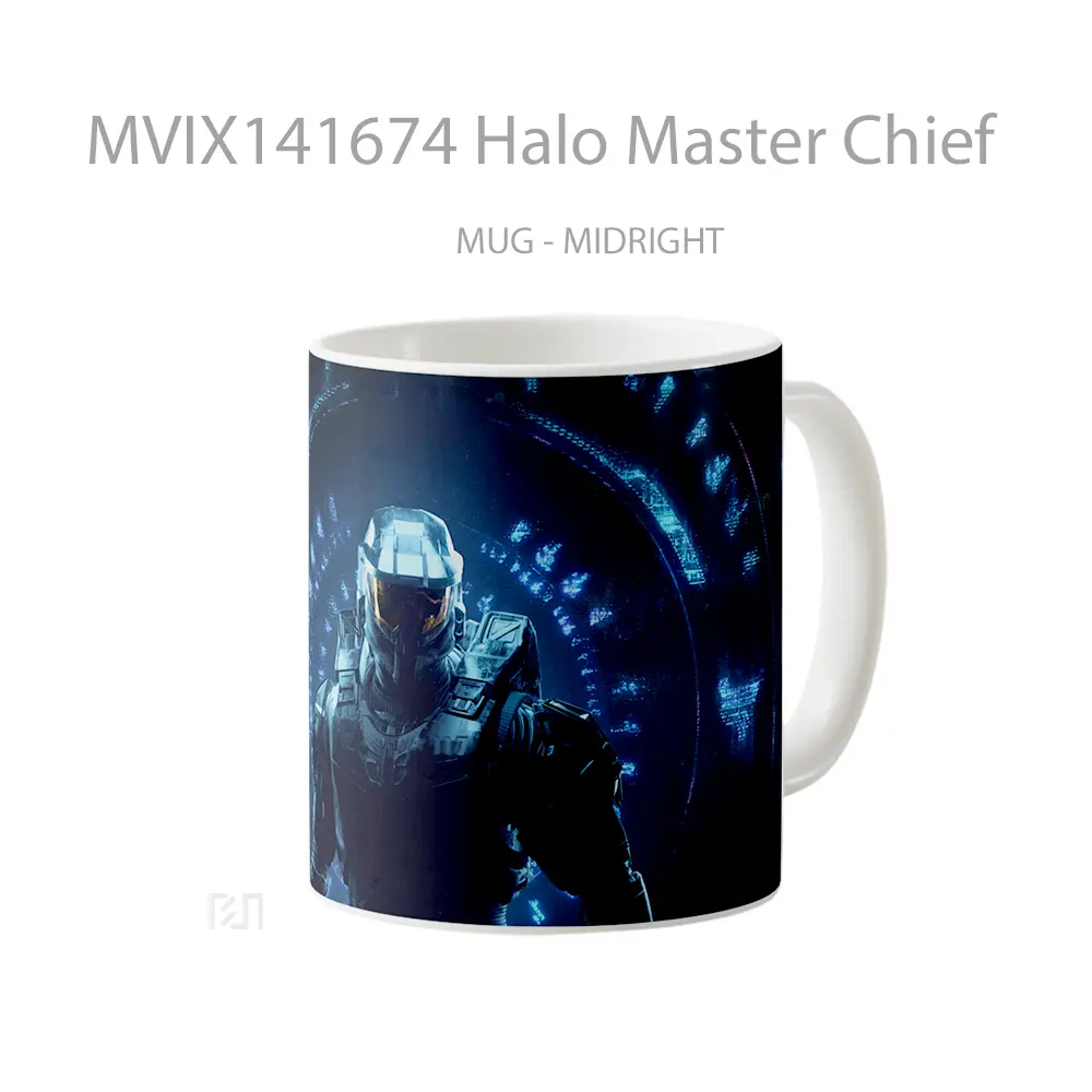 Mug Halo Master Chief Gelas Keramik Unik - All-side / Desain