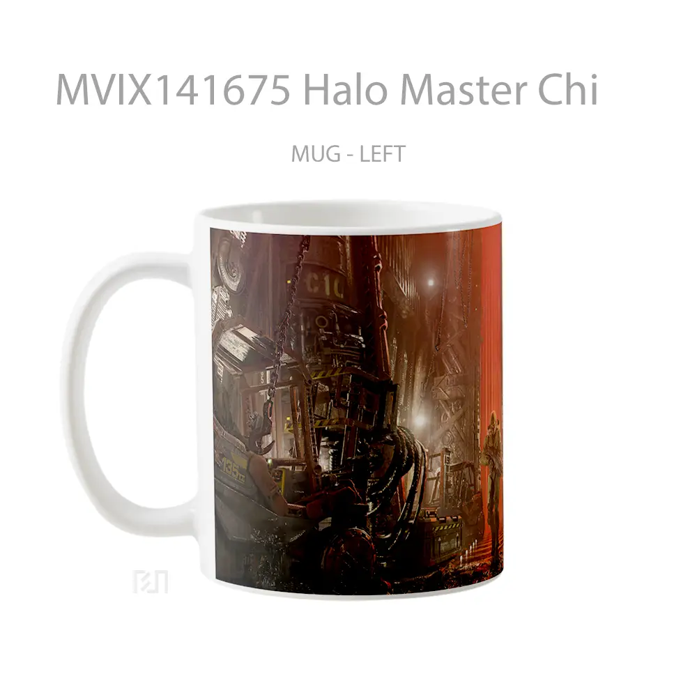 Mug Halo Master Chi Gelas Keramik Unik - All-side / Desain