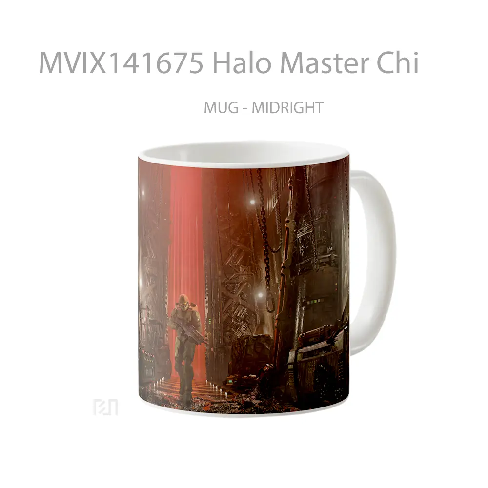 Mug Halo Master Chi Gelas Keramik Unik - All-side / Desain