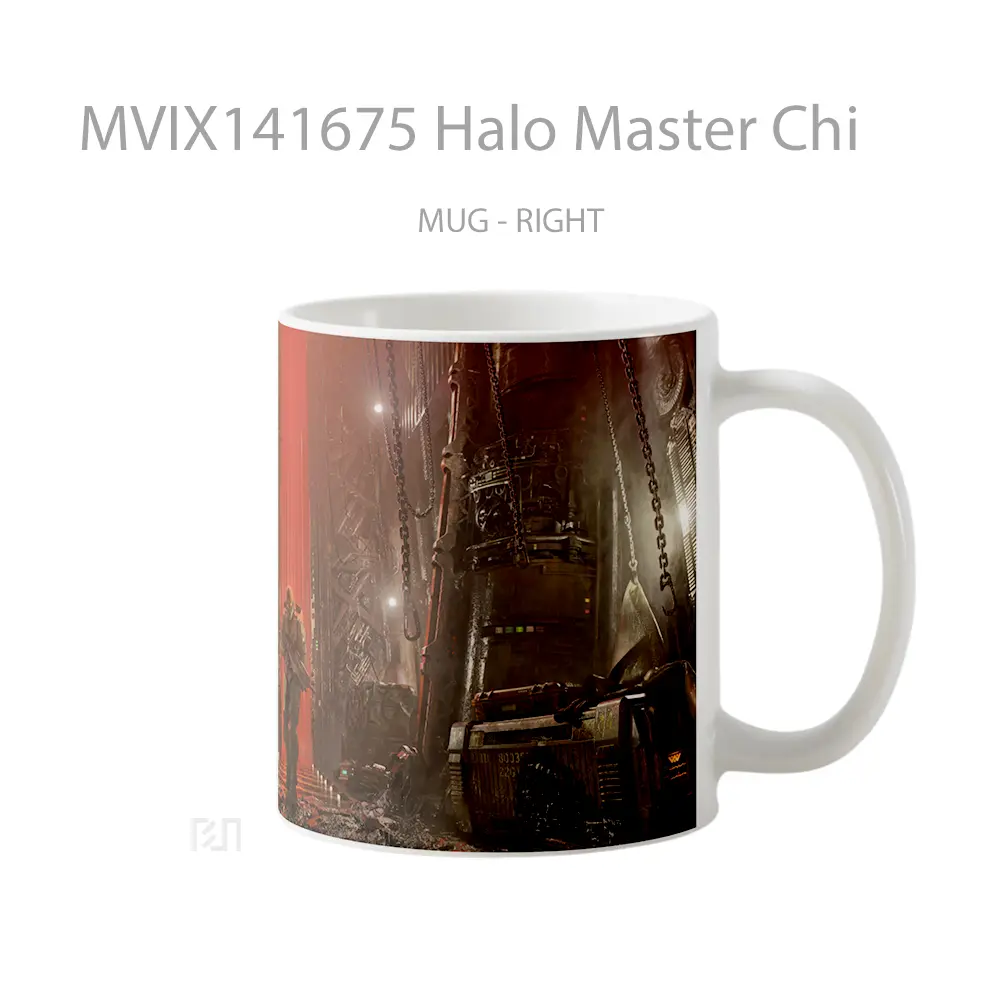 Mug Halo Master Chi Gelas Keramik Unik - All-side / Desain