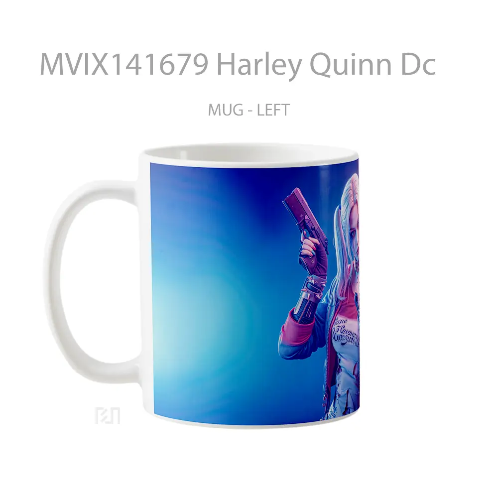 Mug Harley Quinn Dc Gelas Superhero - All-side / Desain