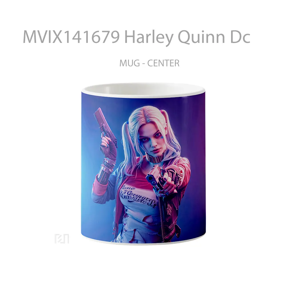 Mug Harley Quinn Dc Gelas Superhero