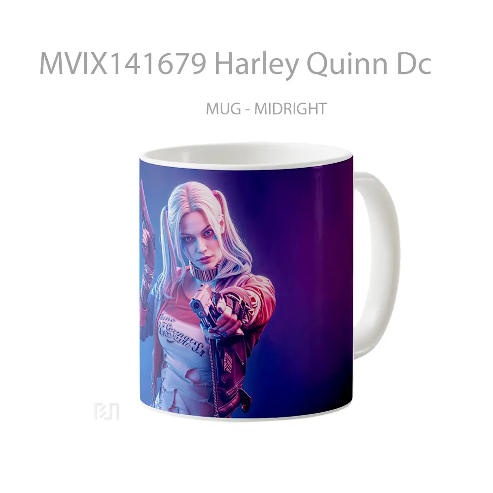 Mug Harley Quinn Dc Gelas Superhero - All-side / Desain