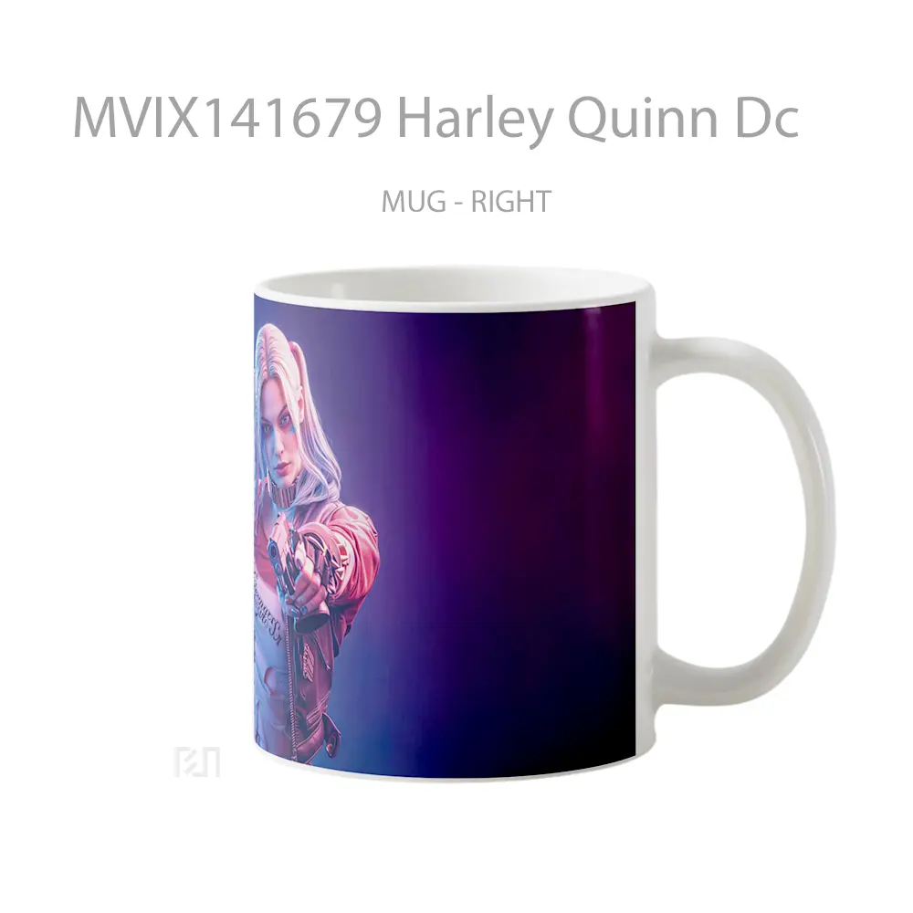 Mug Harley Quinn Dc Gelas Superhero - All-side / Desain