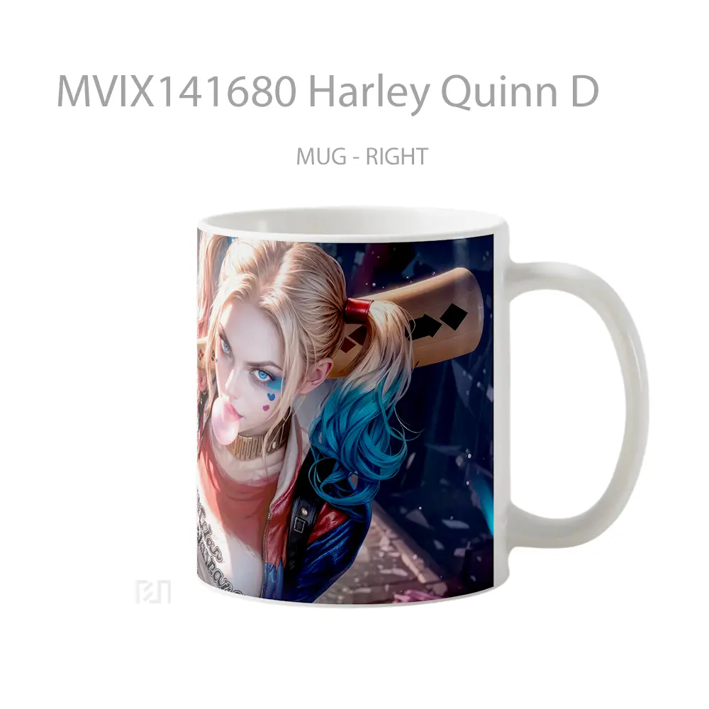 Mug Harley Quinn D Gelas Keramik Unik - All-side / Desain