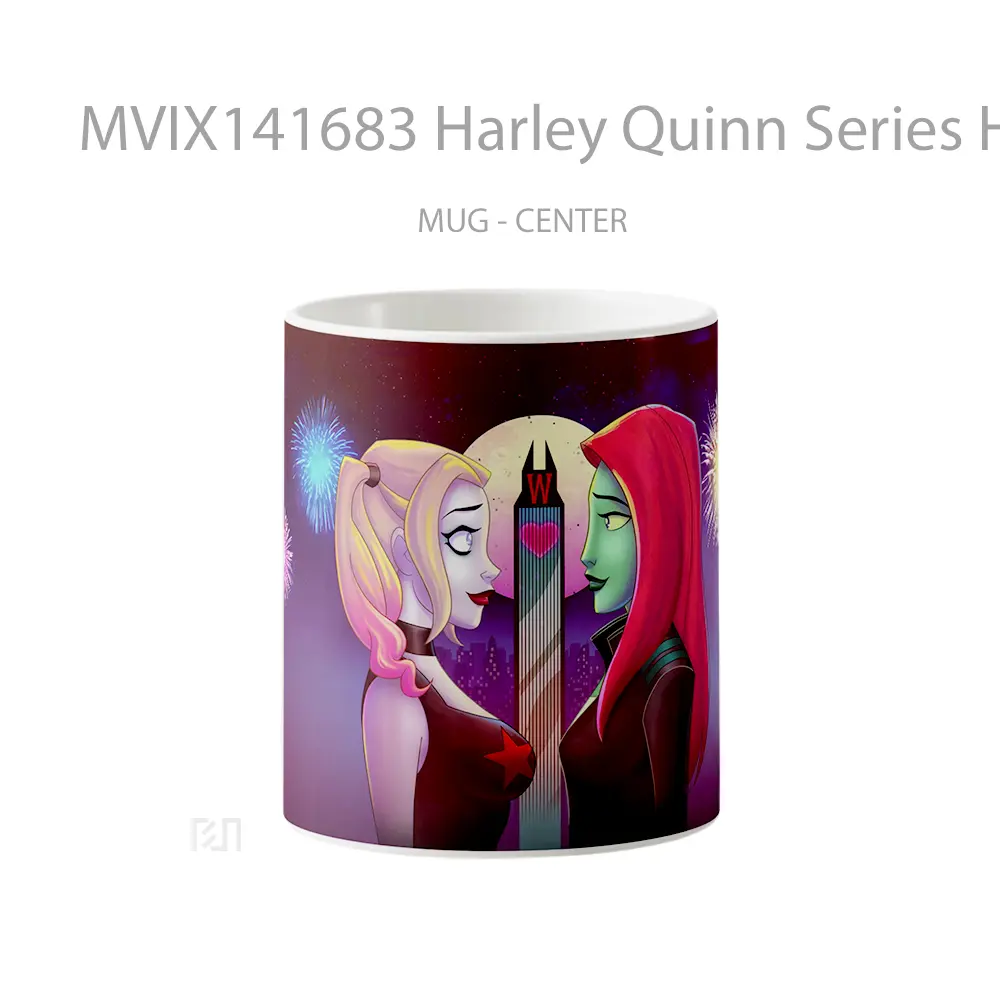 Mug Harley Quinn Series Harley Quinn And Poison Ivy Gelas Keramik Unik