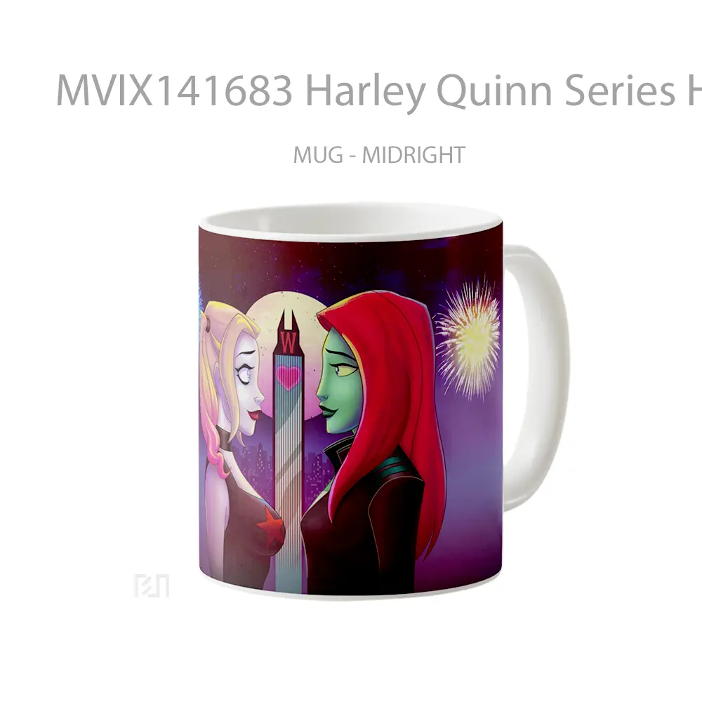 Mug Harley Quinn Series Harley Quinn And Poison Ivy Gelas Keramik Unik - All-side / Desain