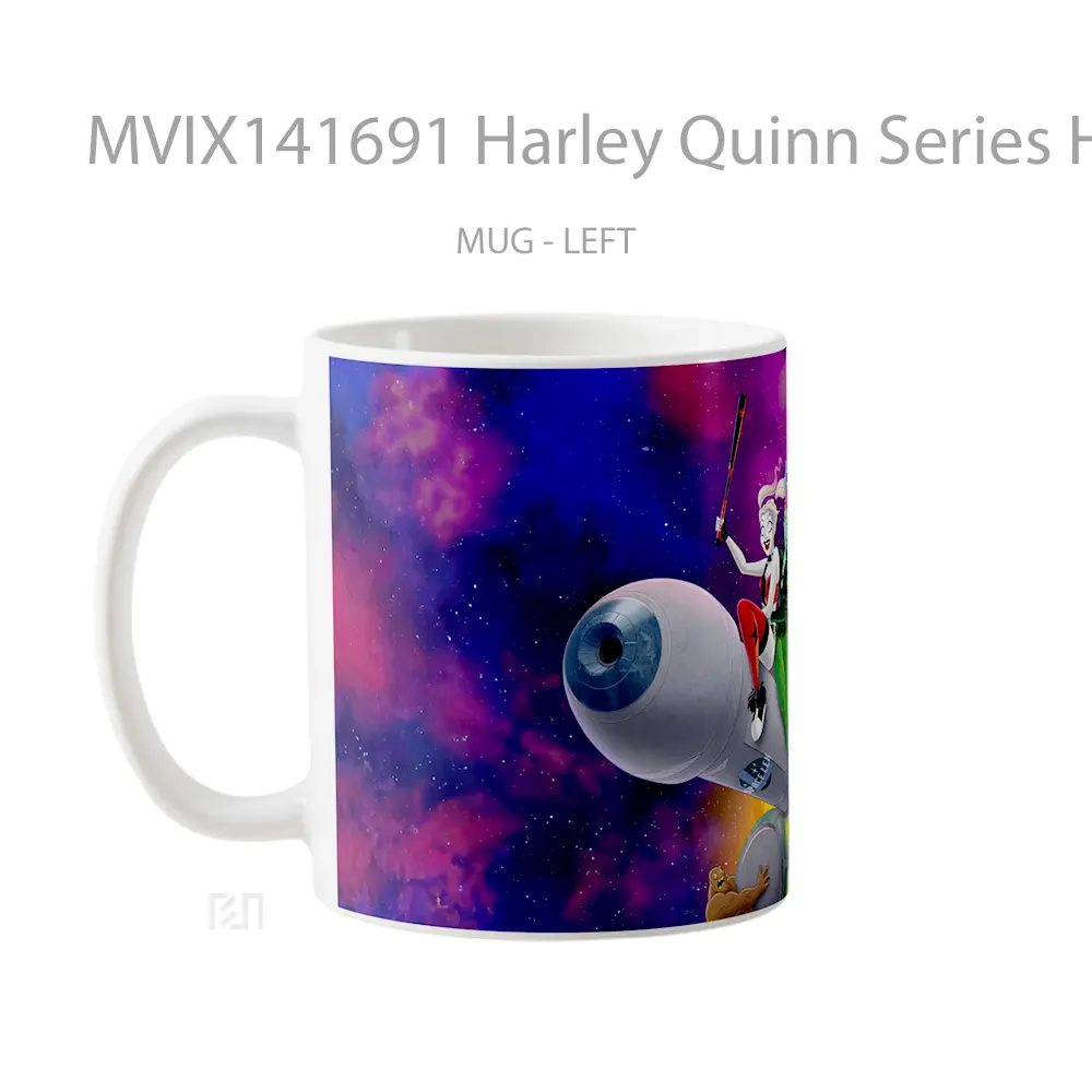 Mug Harley Quinn Series Harley Quinn Poison Ivy King Shark Gelas Keramik Unik - All-side / Desain