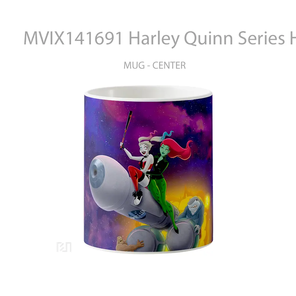 Mug Harley Quinn Series Harley Quinn Poison Ivy King Shark Gelas Keramik Unik