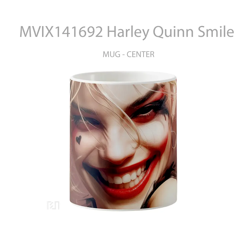 Mug Harley Quinn Smile Gelas Keramik Unik