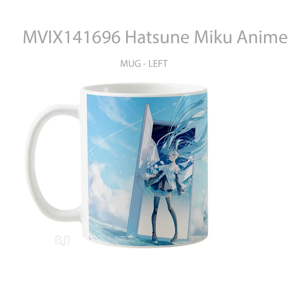 Mug Hatsune Miku Anime Girl Cangkir Anime - All-side / Desain