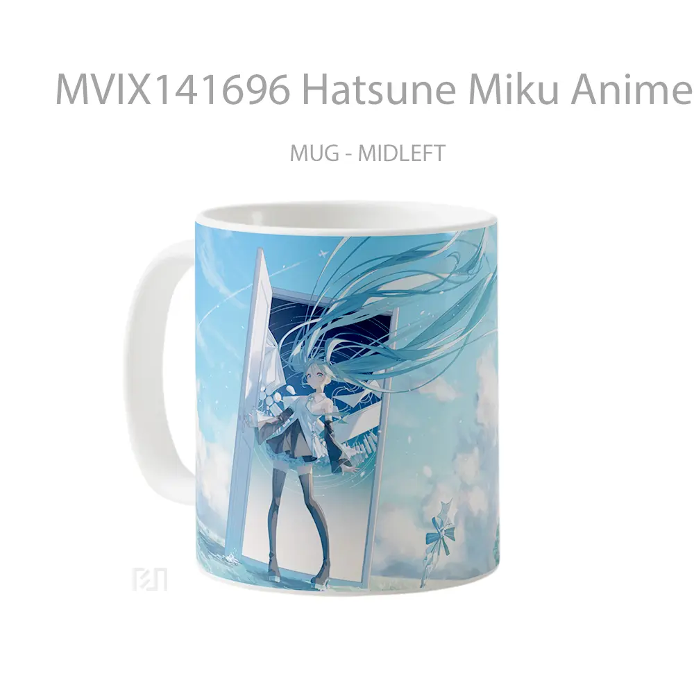Mug Hatsune Miku Anime Girl Cangkir Anime - All-side / Desain