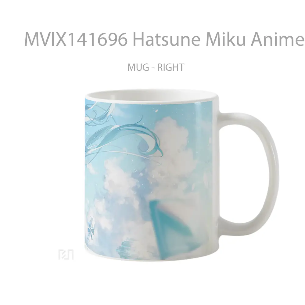 Mug Hatsune Miku Anime Girl Cangkir Anime - All-side / Desain