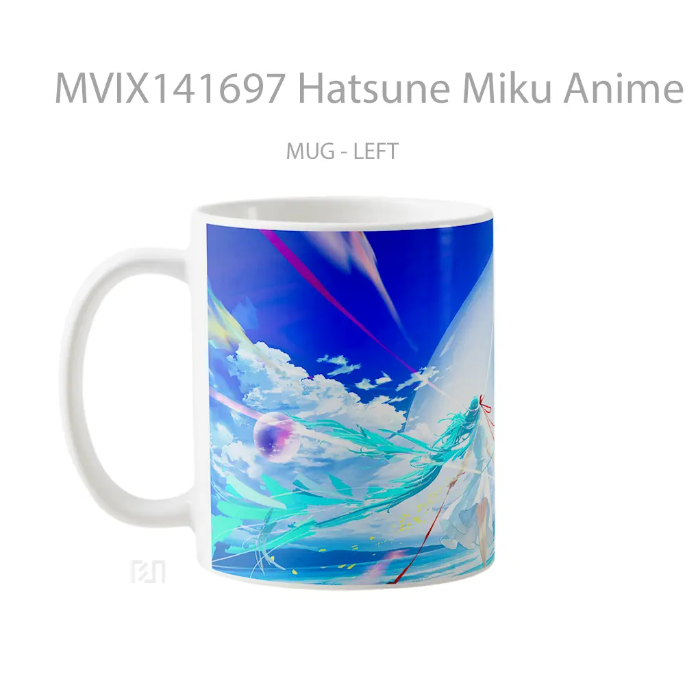 Mug Hatsune Miku Anime Girl Cangkir Anime - All-side / Desain