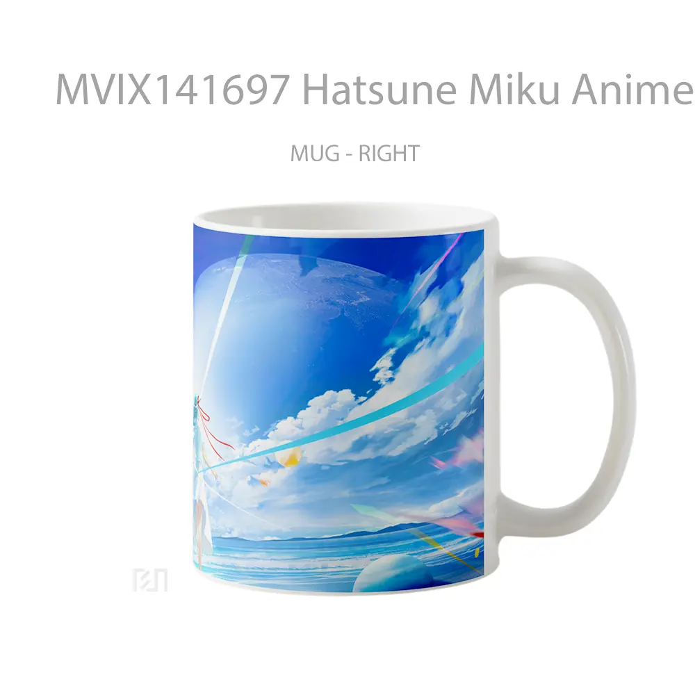 Mug Hatsune Miku Anime Girl Cangkir Anime - All-side / Desain