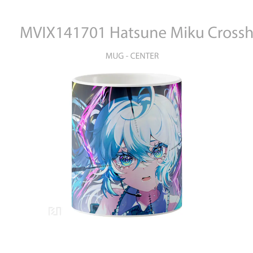 Mug Hatsune Miku Crosshai Gelas Keramik Unik