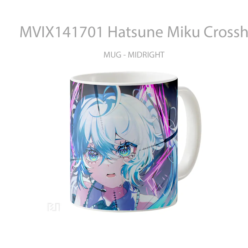 Mug Hatsune Miku Crosshai Gelas Keramik Unik - All-side / Desain