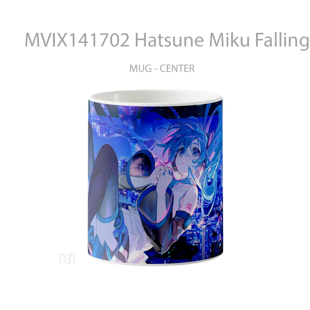 Mug Hatsune Miku Falling Anime Girl Cangkir Anime