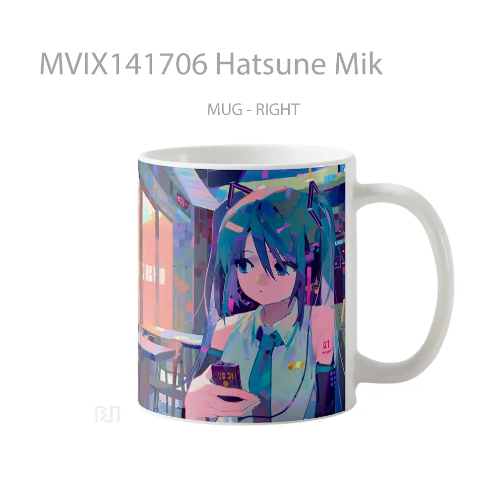 Mug Hatsune Mik Gelas Keramik Unik - All-side / Desain