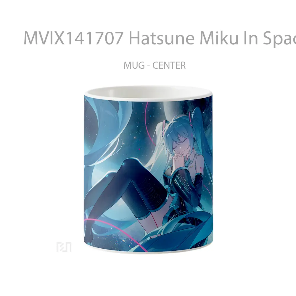 Mug Hatsune Miku In Space Anime Girl Cangkir Anime