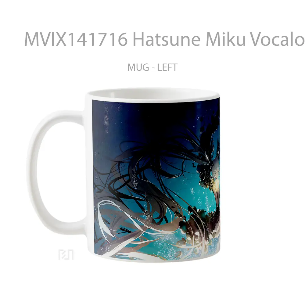 Mug Hatsune Miku Vocaloi Gelas Keramik Unik - All-side / Desain