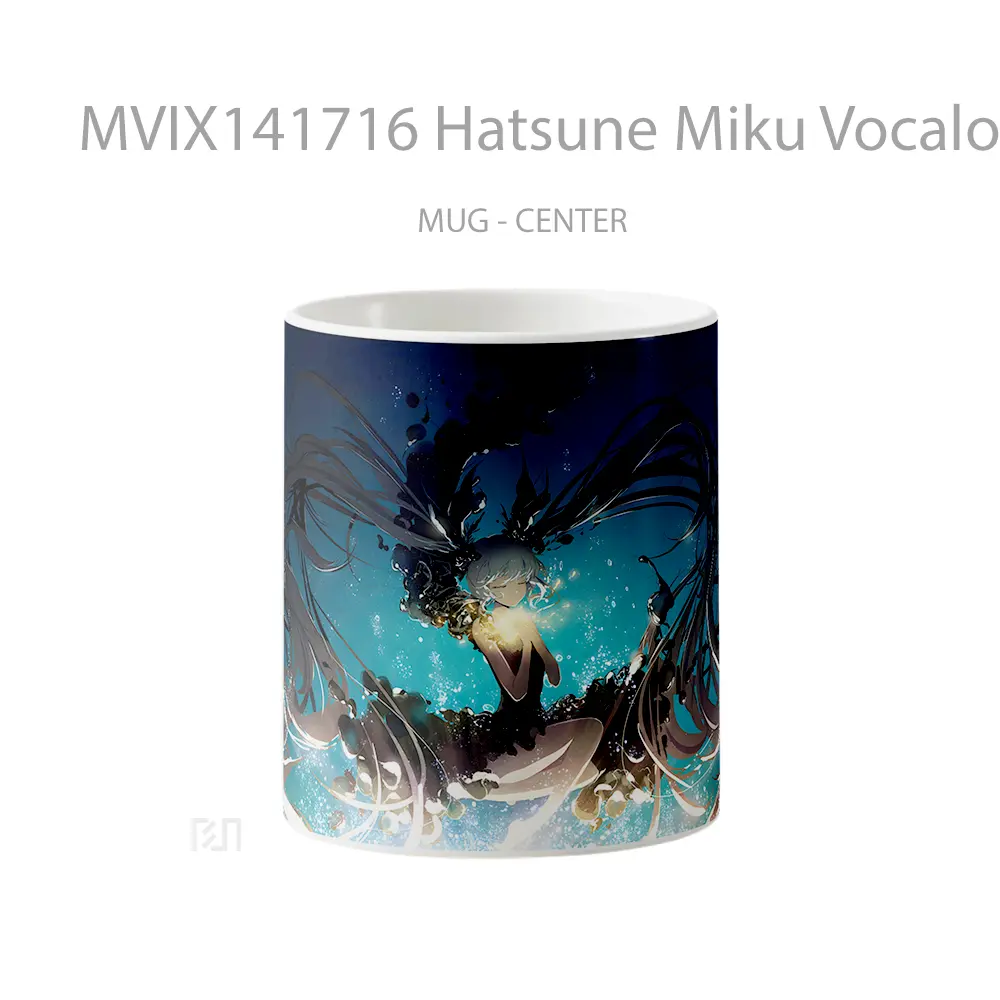 Mug Hatsune Miku Vocaloi Gelas Keramik Unik