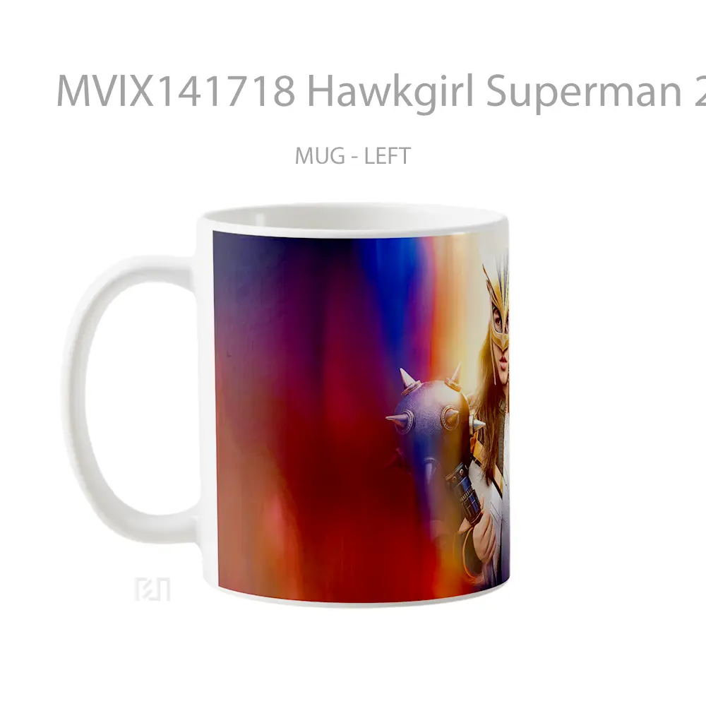 Mug Hawkgirl Superman 2025 Isabela Merced Gelas Superhero - All-side / Desain