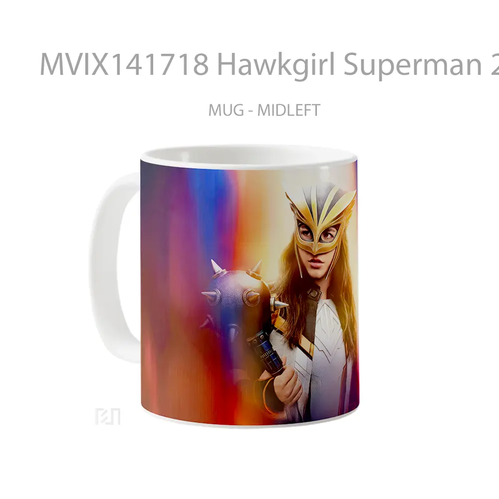 Mug Hawkgirl Superman 2025 Isabela Merced Gelas Superhero - All-side / Desain