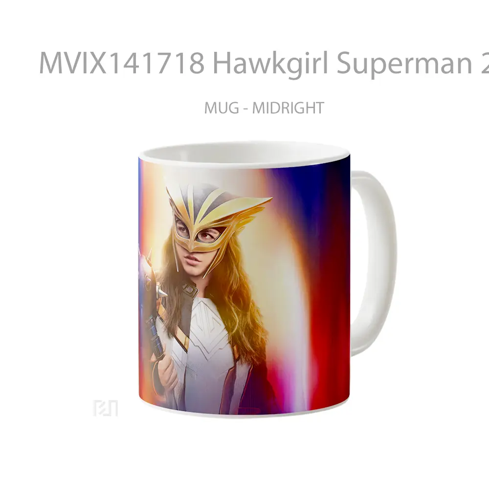 Mug Hawkgirl Superman 2025 Isabela Merced Gelas Superhero - All-side / Desain