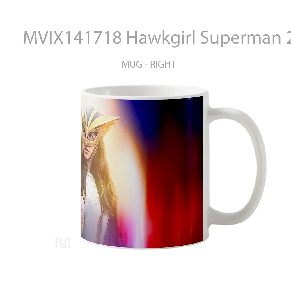 Mug Hawkgirl Superman 2025 Isabela Merced Gelas Superhero - All-side / Desain