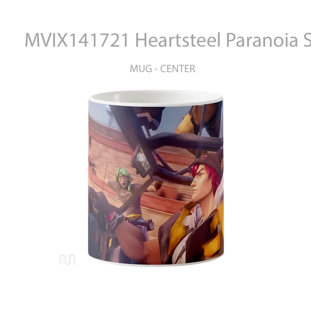Mug Heartsteel Paranoia Sett Ezreal Ksante Lol Cangkir Gamer