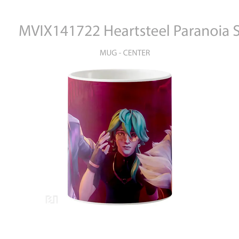 Mug Heartsteel Paranoia Sett Ezreal Ksante Lol Cangkir Gamer