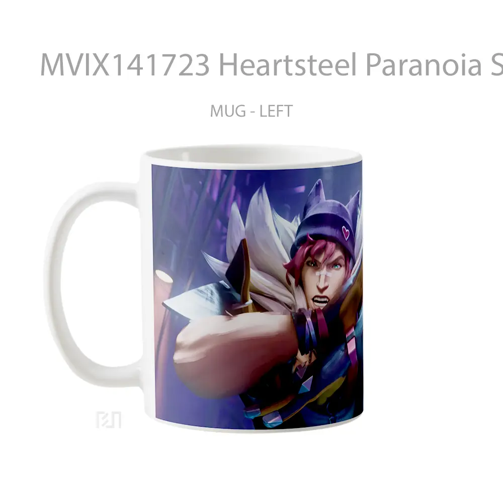 Mug Heartsteel Paranoia Sett Lol Cangkir Gamer - All-side / Desain