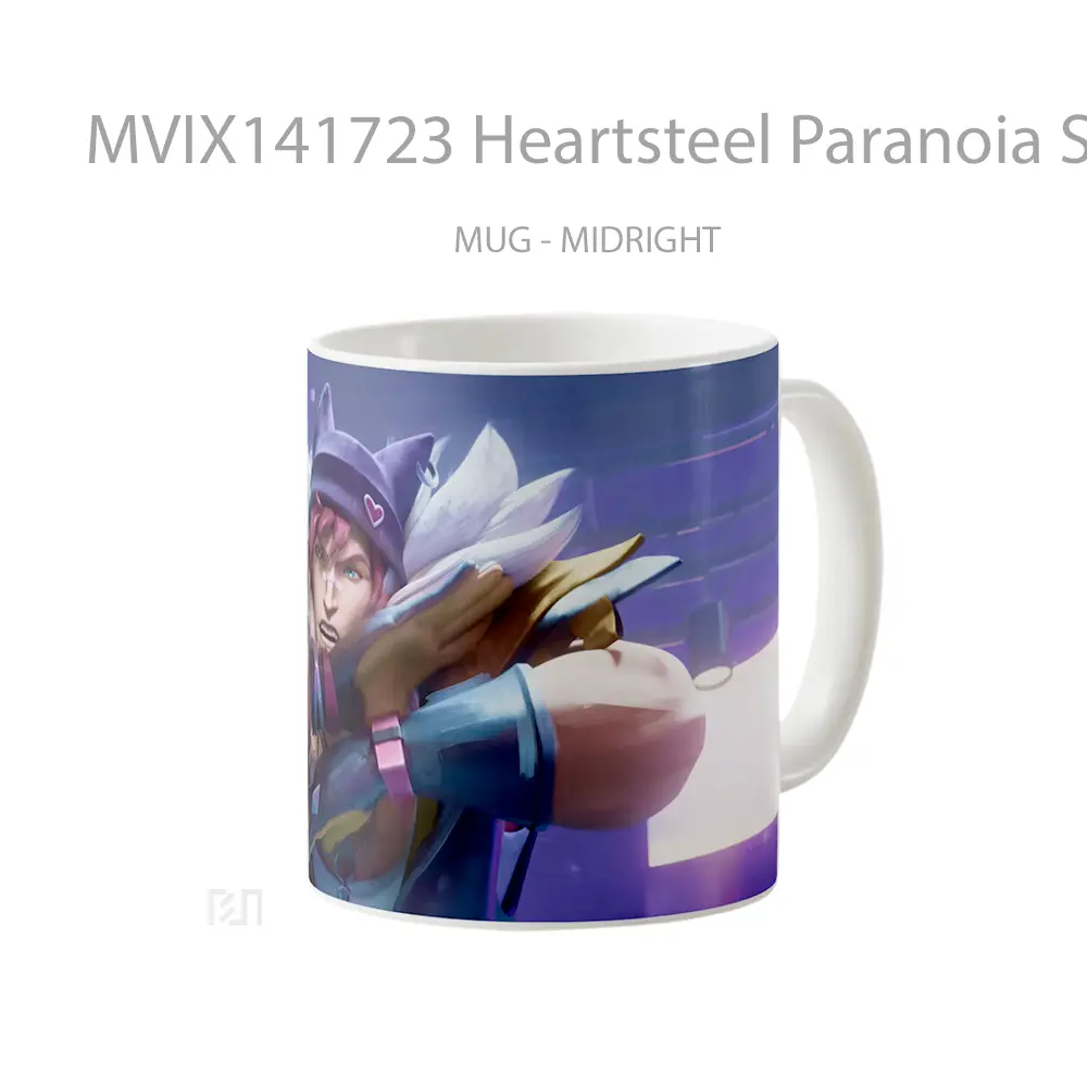 Mug Heartsteel Paranoia Sett Lol Cangkir Gamer - All-side / Desain