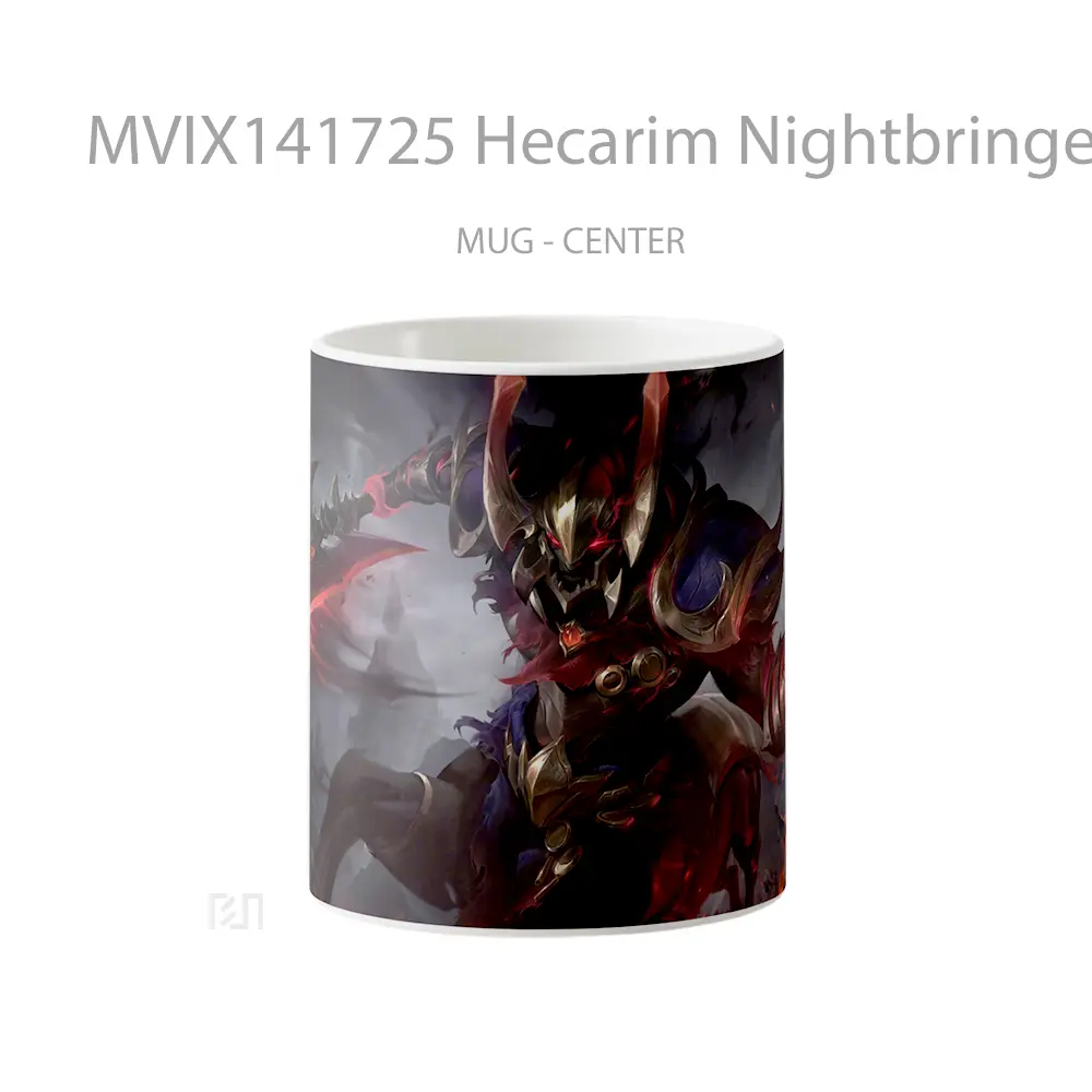 Mug Hecarim Nightbringer Skin Lol Splash Art Cangkir Gamer