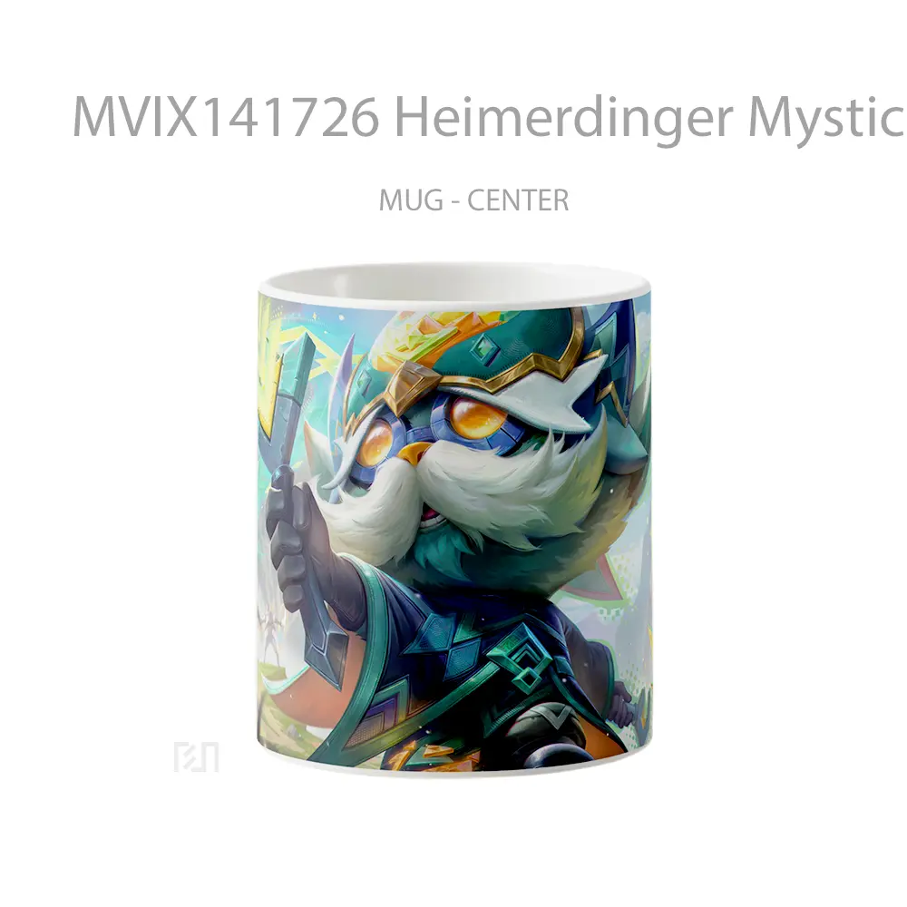 Mug Heimerdinger Mystical Herald Skin Lol Wild Rift Splash Art Cangkir Gamer