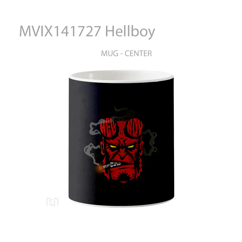 Mug Hellboy Gelas Keramik Unik