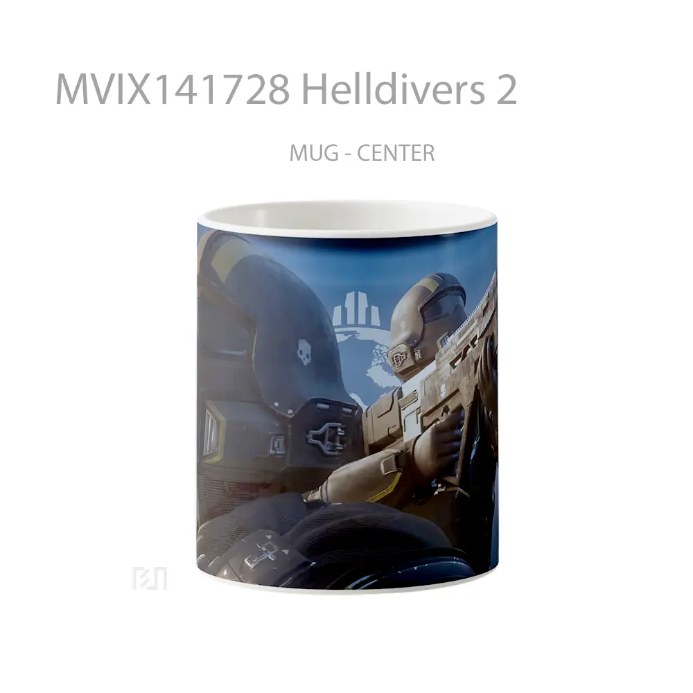 Mug Helldivers 2 Gelas Keramik Unik