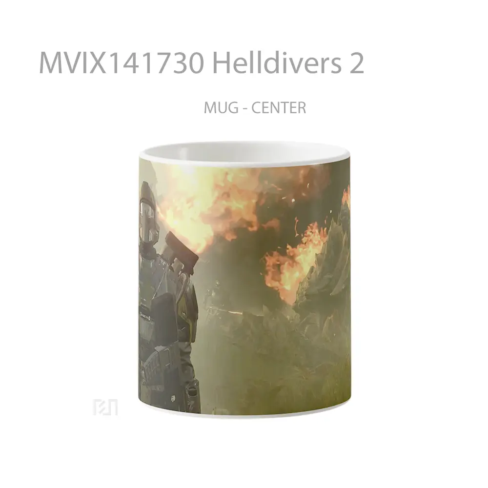 Mug Helldivers 2 Gelas Keramik Unik