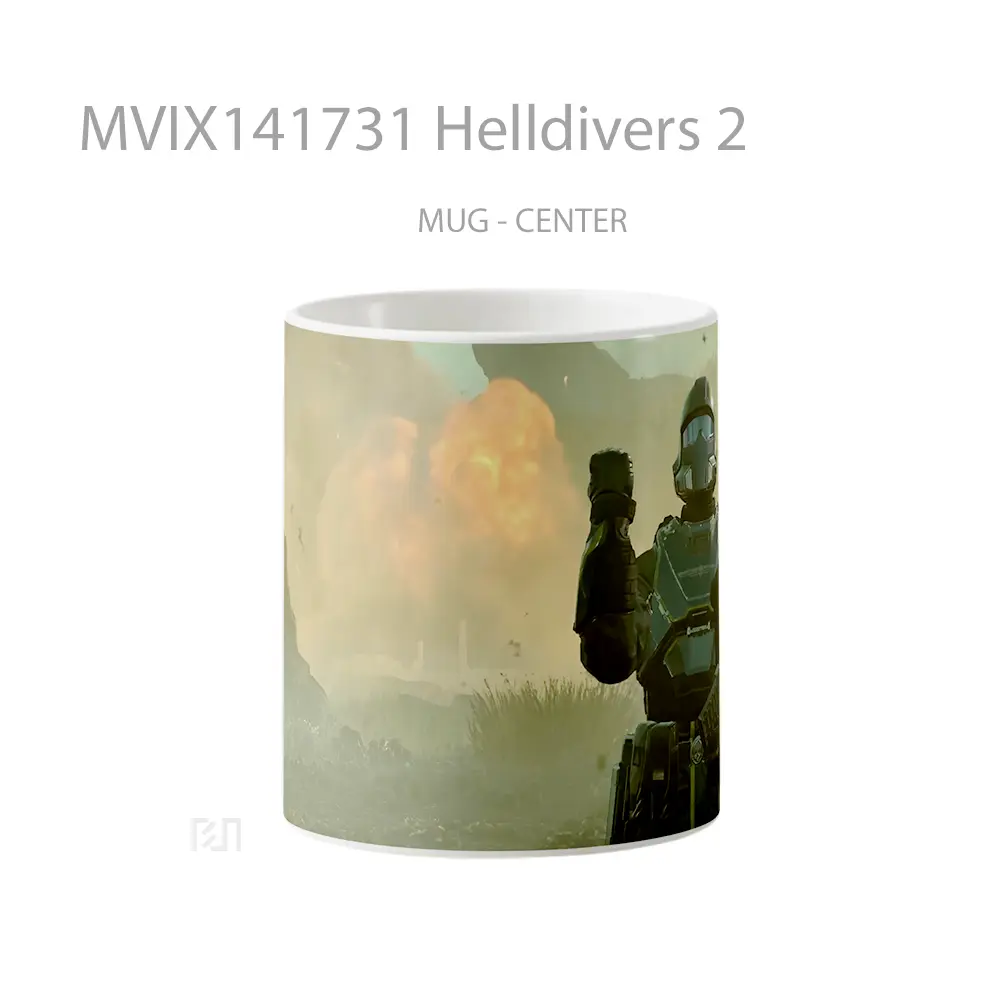 Mug Helldivers 2 Gelas Keramik Unik
