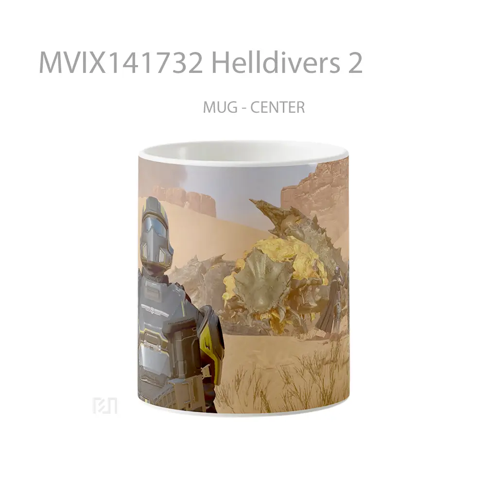 Mug Helldivers 2 Gelas Keramik Unik