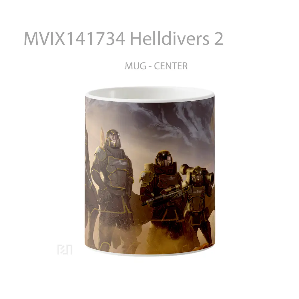 Mug Helldivers 2 Gelas Keramik Unik